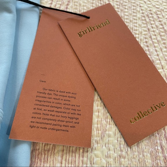 NWT GIRLFRIEND COLLECTIVE x Net-a-Porter Compressive High-Rise Leggings, Dew, XS - Picture 4 of 11